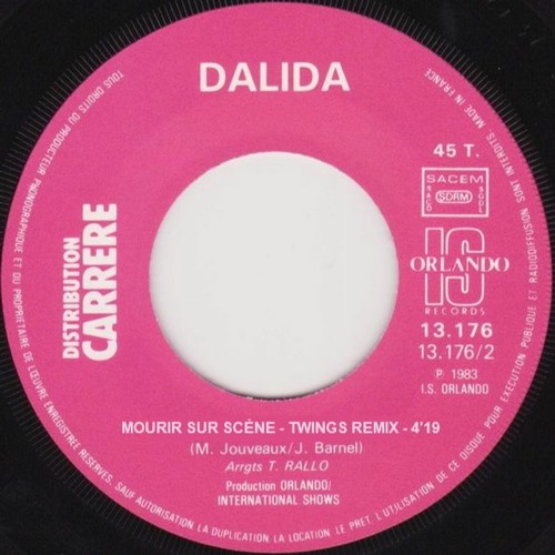 Dalida - Mourir Sur Scène (Twings Remix)