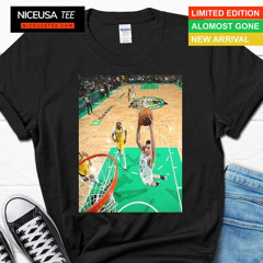 Jayson Tatum Rebounds The Ball And Slam Dunk During The Game Indiana Pacers Vs Boston Celtics Short Moment Shirt