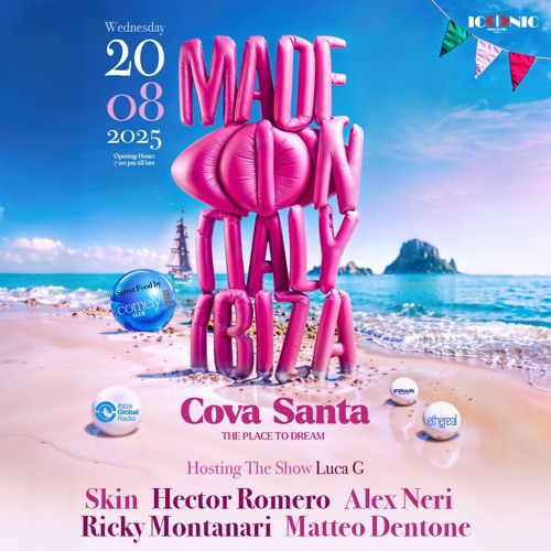 Hector Romero Live at Made In Italy at Cova Santa Ibiza Aug 20 2025