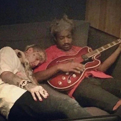 white tee lil peep cover (rip🕊)