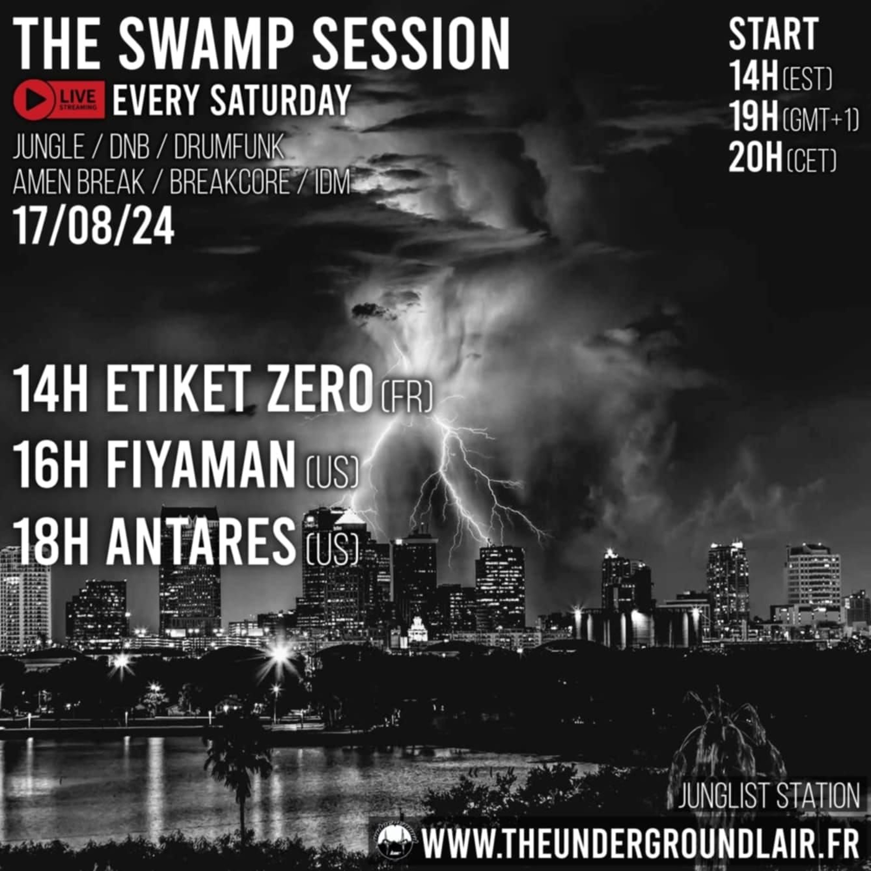 Antares - LIVE On The Underground Lair - The Swamp Session - 17.08.2024 episode artwork