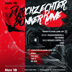 @ Durchzechter Bunker Rave 18.11.23, Pütz Club Darmstadt