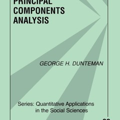 PDF/READ❤  Principal Components Analysis (Quantitative Applications in the Socia