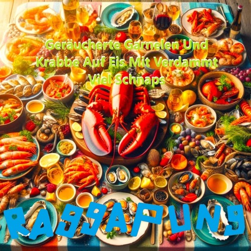 Geräucherte Garnelen und Krabben auf Eis mit verdammt viel Schnaps (Crayfish Party With Vodka Snaps)