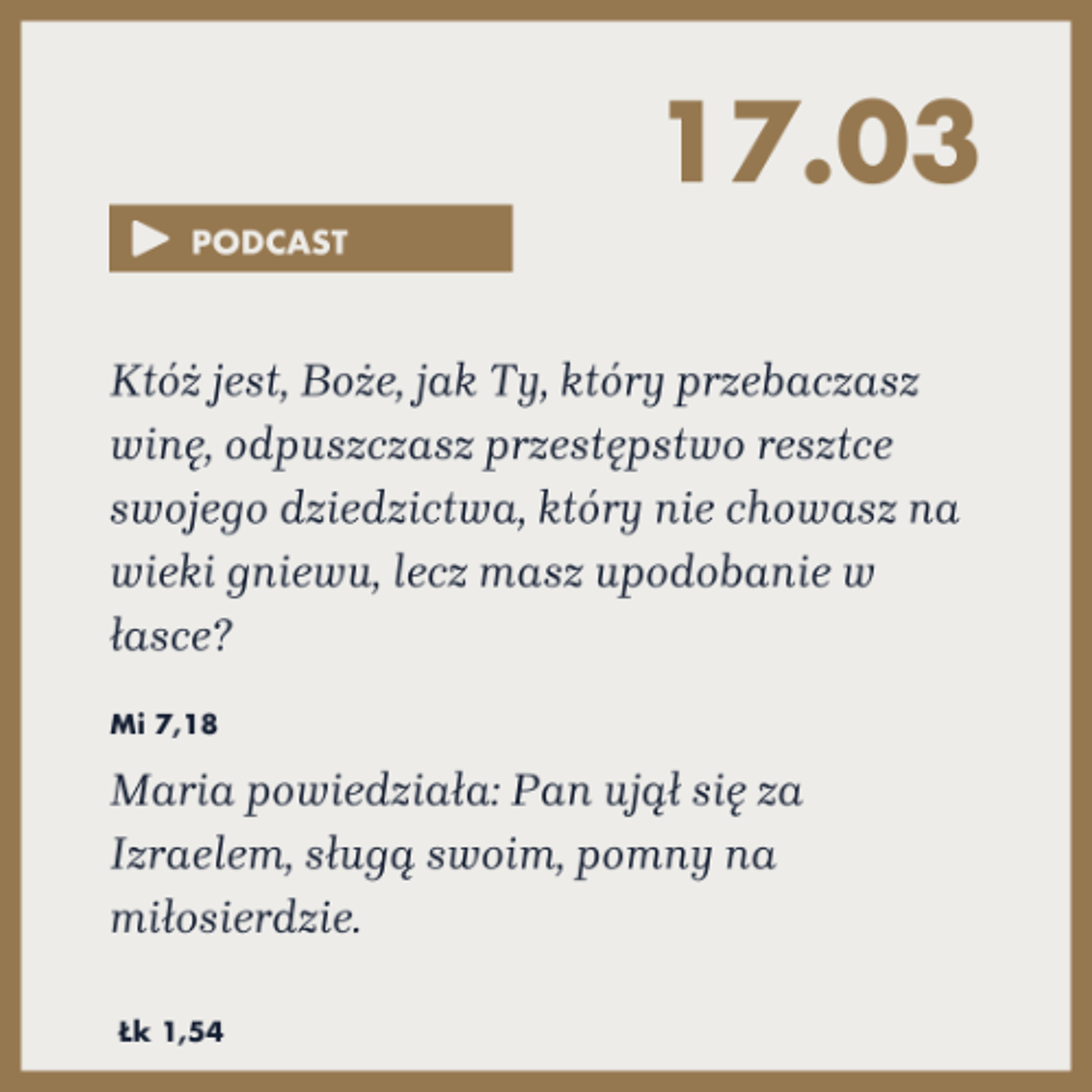 Poranek ze Słowem na 17 marca 2025 episode artwork