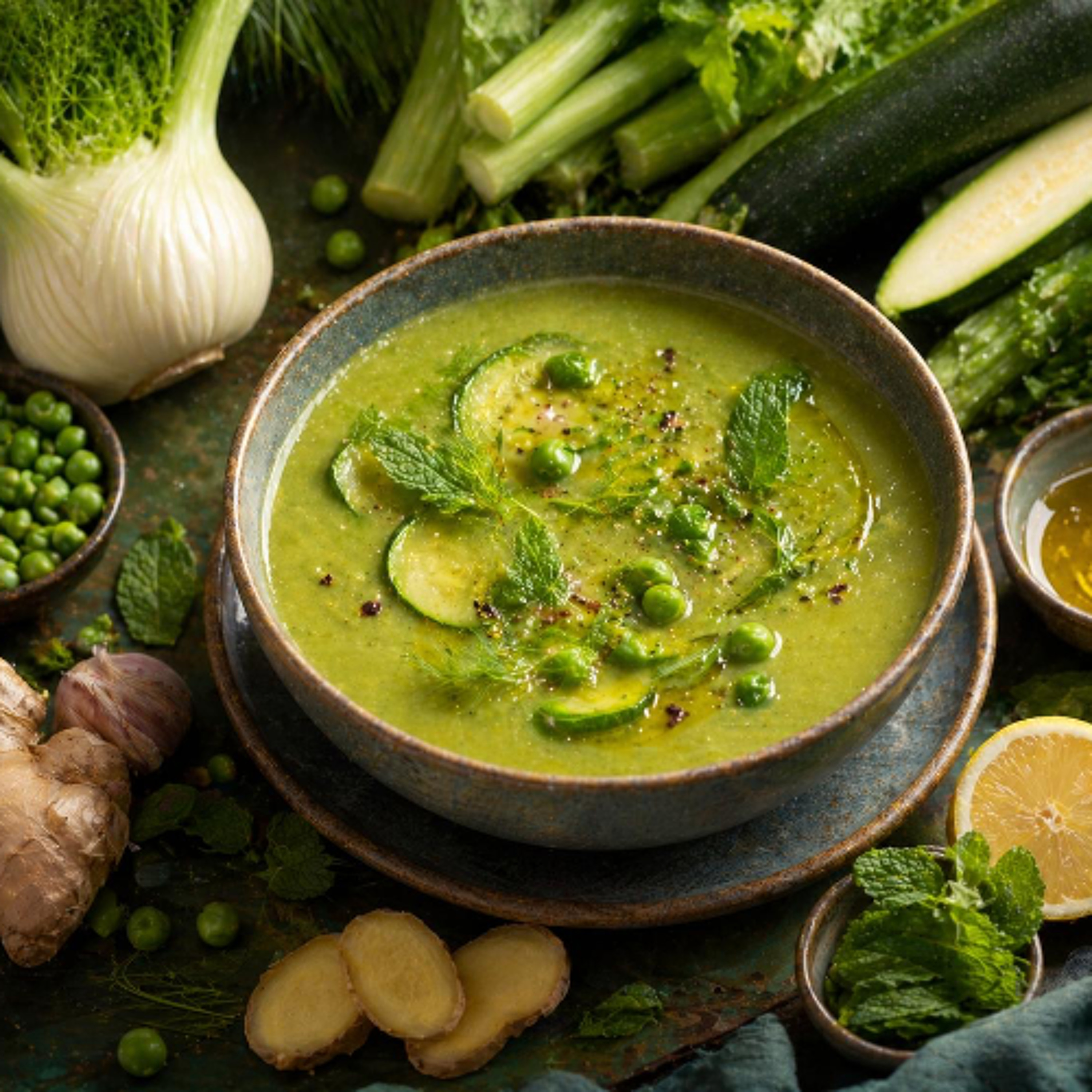 LES PLANÈTES DANS NOS ASSIETTES - Soupe de Mercure : Élixir de Courgette, Fenouil, Menthe et Gingembre (lundi 4 mai 2026) episode artwork