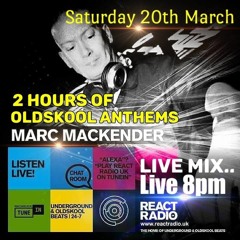Marc Mackender - Live React Radio Oldskool Mix..