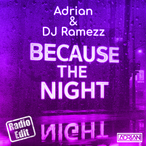 Stream Adrian & Dj Ramezz - Because The Night (Radio Version) by Milleville  Music | Listen online for free on SoundCloud