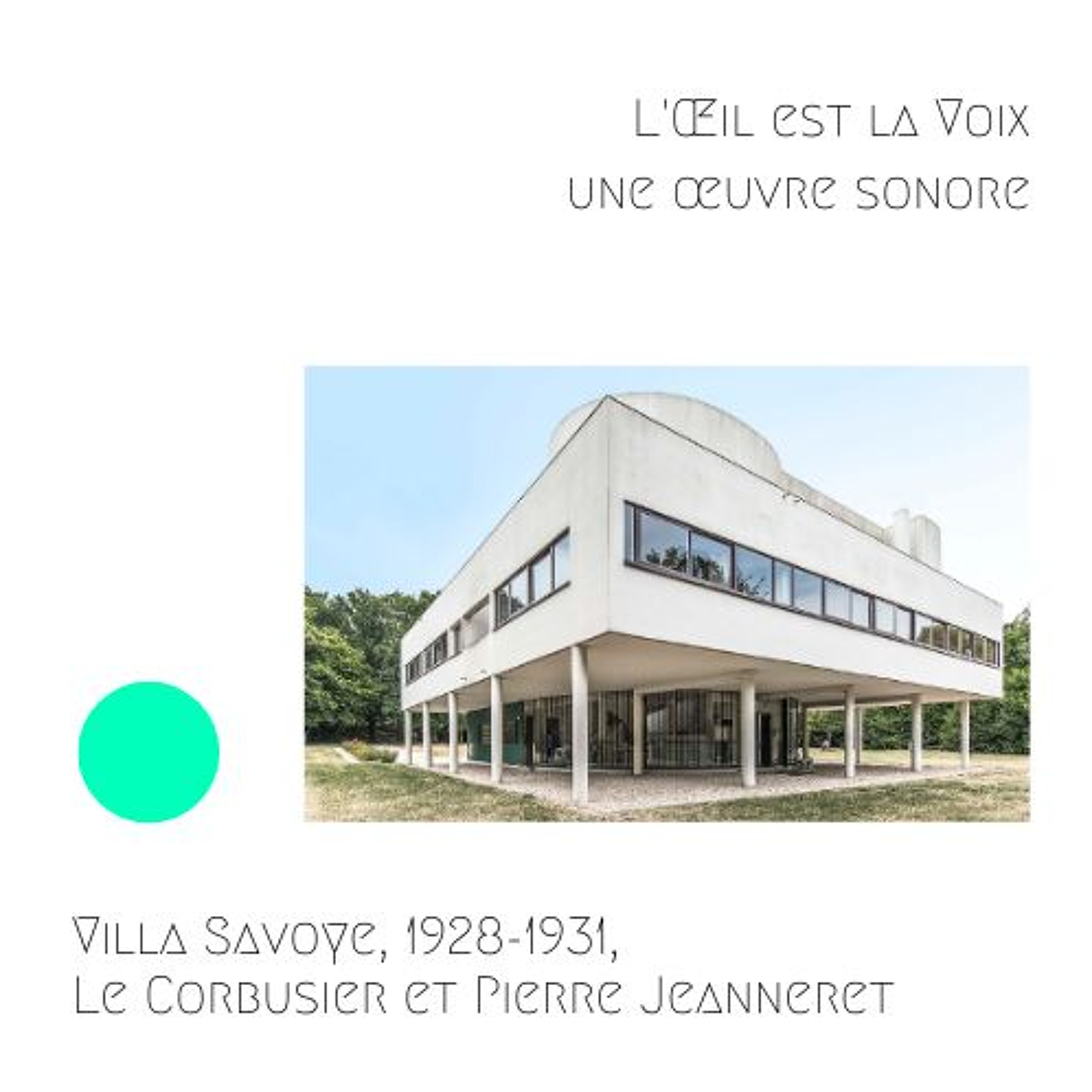 CHANEL - Villa Savoye, 1928-1931, Le Corbusier et Pierre Jeanneret