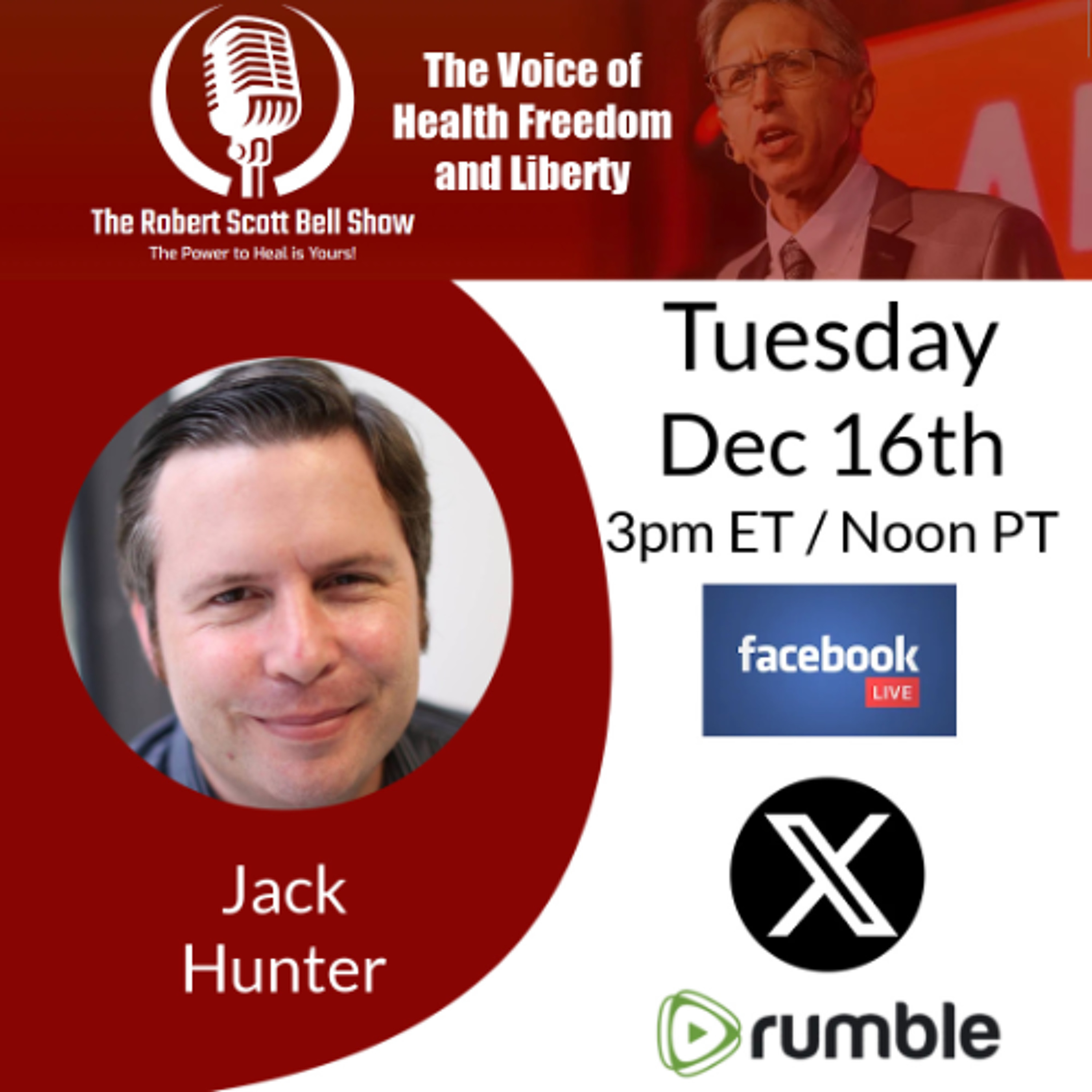 COVID Jab Black Box, Jack Hunter, Rob Reiner Reaction, 'Ambassadors' for Israel, RFK Vaccine Injury Reform - The RSB Show 12-16-25