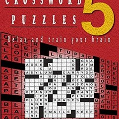 Read ❤️ PDF Crossword Puzzles 5: Relax And Train Your Brain by  Mickael Sheiner
