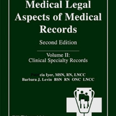 DOWNLOAD KINDLE 🗃️ Medical Legal Aspects of Medical Records, Second Edition by  Patr