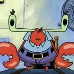 Mr. Krabs is getting all sweaty again