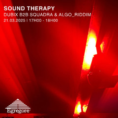 Dubix invite Algo_Riddim & Squadra - Sound Therapy (Mars 2025)