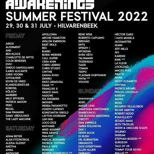 Charlotte de Witte @ Area V, Awakenings Festival, Netherlands 2022-07-29