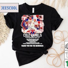 Cole Hamels Philadelphia Phillies 2006-2015 Thank You For The Memories Shirt