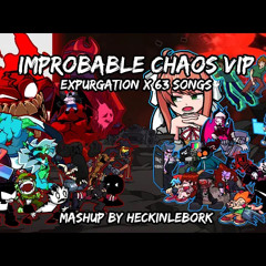 Improbable Chaos VIP Remaster+ (Expurgation x 64 Songs) | FNF Mashup By HeckinLeBork
