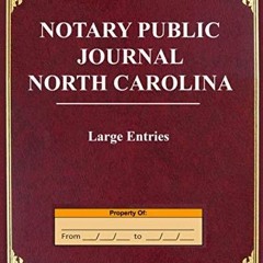 [READ]  Notary Public Journal North Carolina