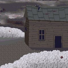 Dusttale - hooded figure.