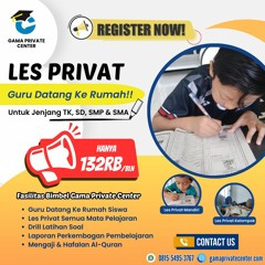 WA 0815-5495-3767, bimbingan belajar untuk anak sd Gama Private Center Blitar