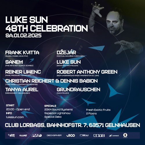 Luke Sun 48th Celebration warm-up Set @ Lorbass, Gelnhausen [01.02.2025]