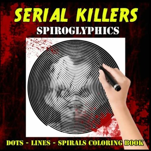 Horror Movies Dot Line Spiral Coloring Book For Adults