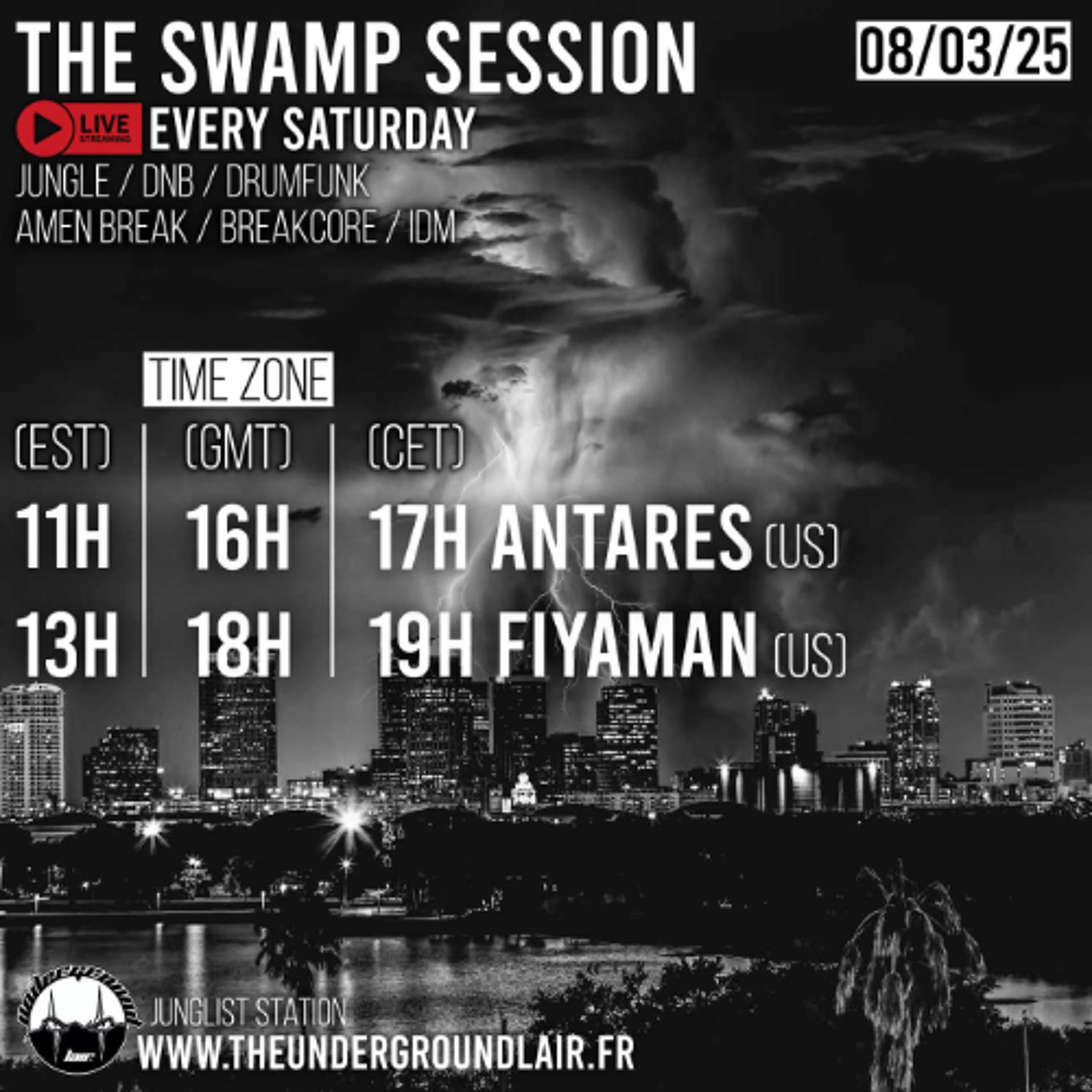 Antares - LIVE on The Underground Lair - The Swamp Session 8.3.25 episode artwork