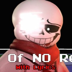 POINT OF NO RETURN With Lyrics (Undertale: Last Corridor, AFTERTALE SANS)