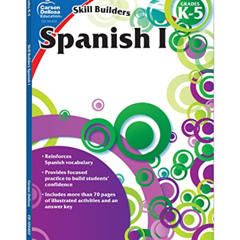 download EPUB 📂 Skill Builders Spanish Workbook for Kids Ages 5-12, Grades K-5 Spani