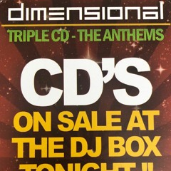 Dj Gary Mc - Dimensional Promo - Triple CD - The Anthems