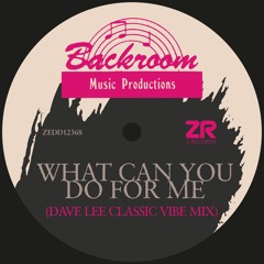 Backroom Productions - What Can You Do For Me (Dave Lee Classic Vibe Edit)
