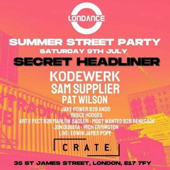 Art E Fect B2B Marlon Sadler, Feat Edwin James Pope (Live Sax) @ Londance 9th July