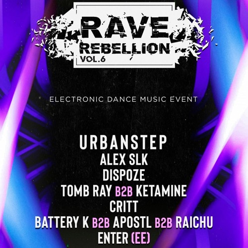 Apostl x Battery K x Raichu - DnB Live @ Rave Rebellion 6, Narnia, Riga, LV 16.04.2022