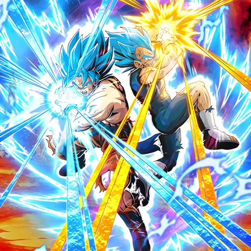 HAHAHAHAHAHAHAHA!!!! LEVEL 10 LINKS 100% EZA LR STR GOGETA BLUE! (DBZ:  Dokkan Battle) 