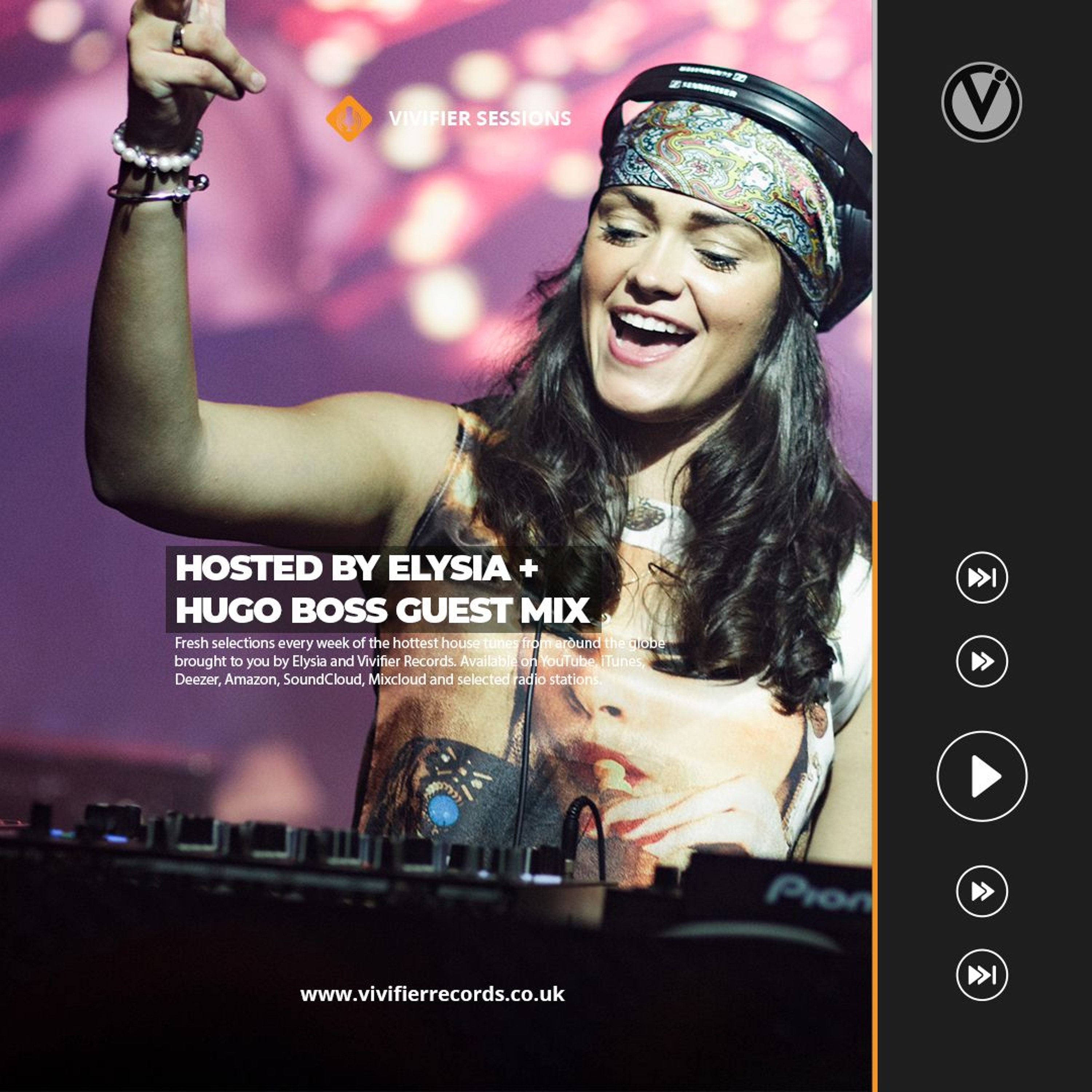 Vivifier Sessions [Episode #282 Hugo Boss Guest Mix] Presented by Elysia 05/10/24 episode artwork
