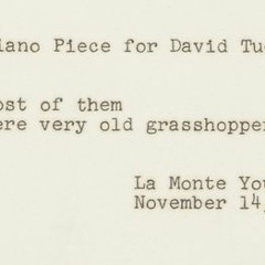 Piano Piece For David Tudor #3