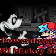 fnf Power down but mickey vs bf