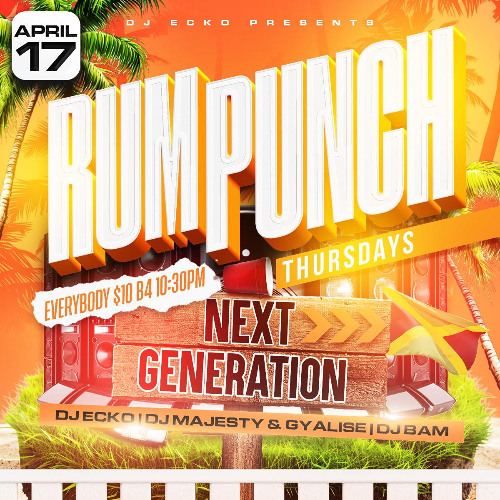 DJ BamBam @ Rum Punch Thursday April 17 2025