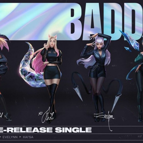 KDA - THE BADDEST Ft. (G)I - DLE, Bea Miller, Wolftyla (Official Lyric Video)