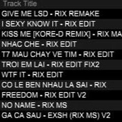 PACK #1 EDIT MASHUP by RIX