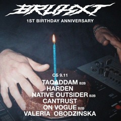 On Vogue b2b Valeria Obodzinska (Veryval) @ Brukxt 1 Year Anniversary