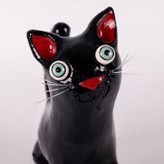 Wolf Head - Black Cat