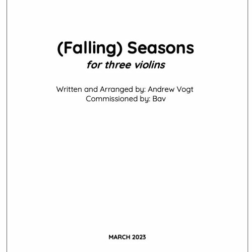 (Falling) Seasons