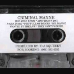 Criminal Manne - Wanted By the Law