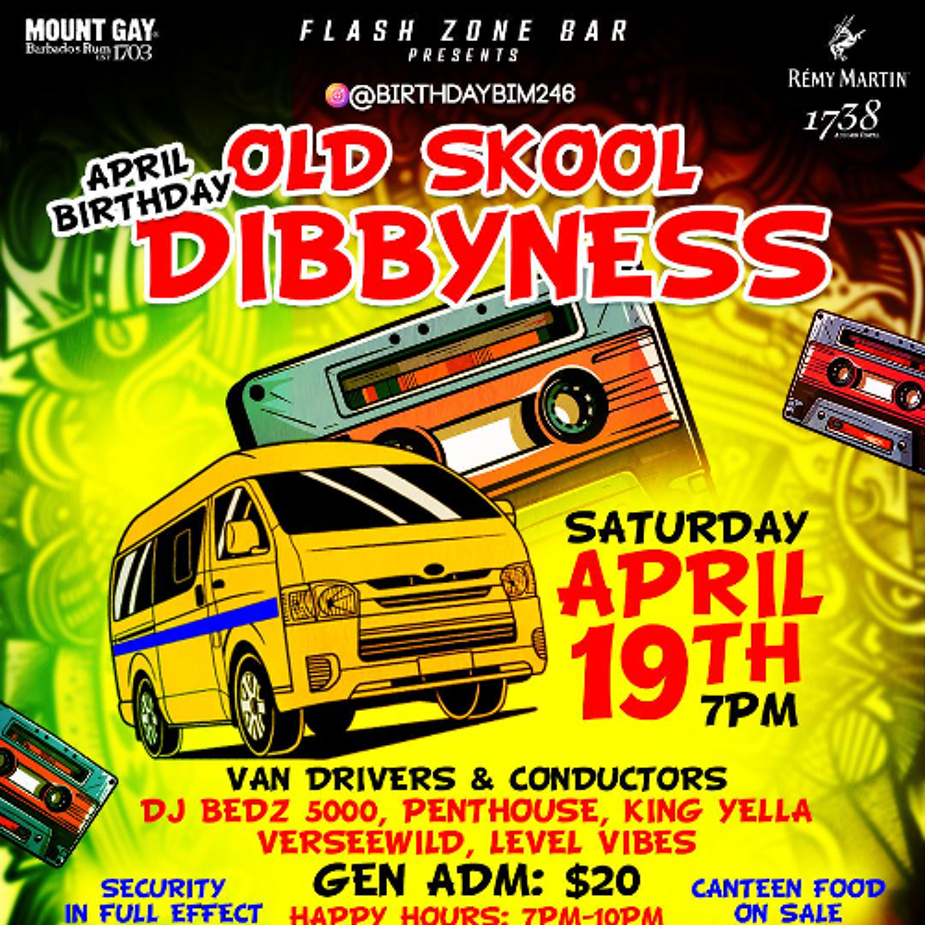 Flash Zone Bar presents 'April Birthday' Old Skool Dibbyness Promo Mix