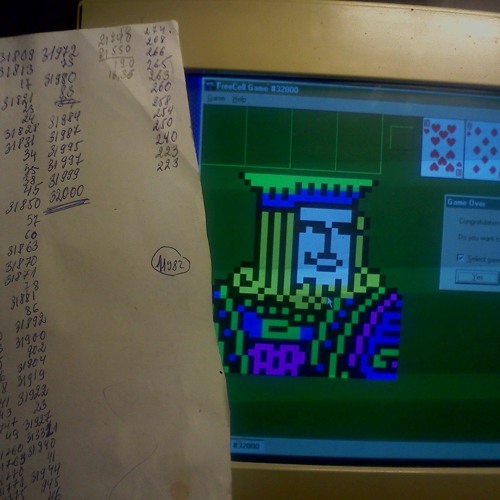 Freecell green felt