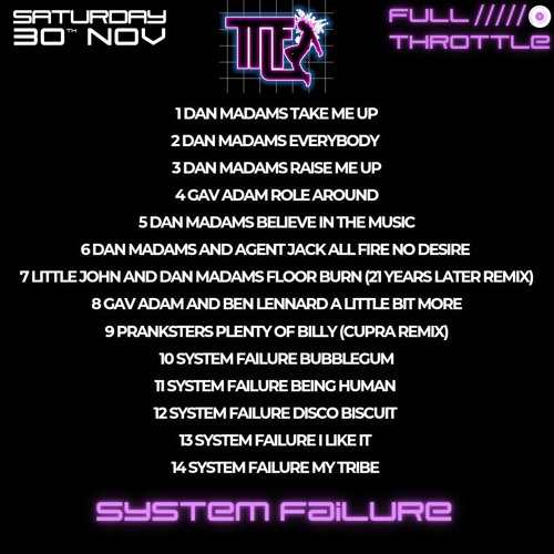 TTLF Full Throttle 30th Nov 2024