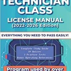 PDFDownload~ The Ham Radio Prep Technician Class License Manual 2022 - 2026