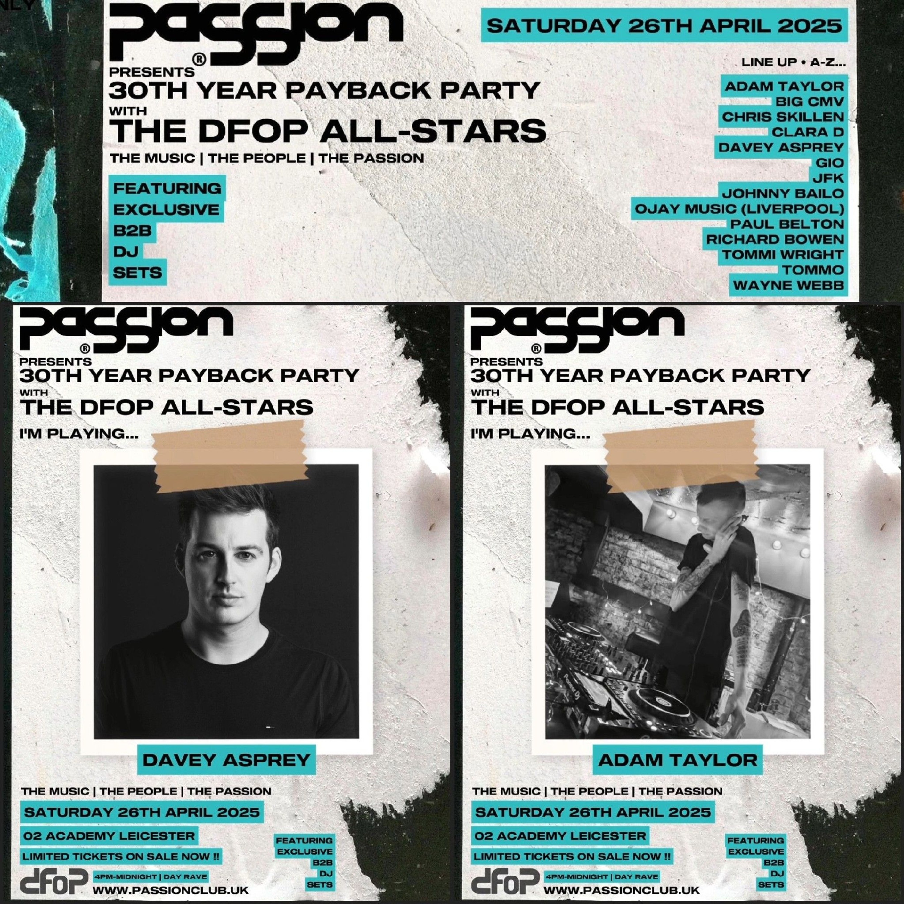 Davey Asprey & Adam Taylor. Live at PaSSion, DFOP All Stars. 26.04.25