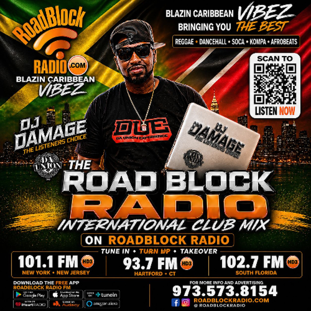 Stream Dj Damage On RoadBlock Rado Intl Club Mix (Soca Mix) by Dj